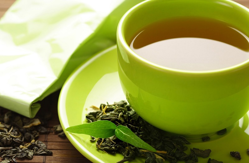 зеленый чай фото